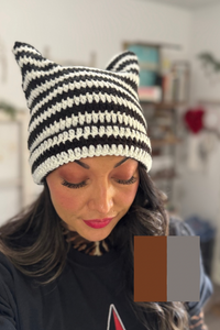 Purrfectly Cozy Cat Ear Crochet Beanie