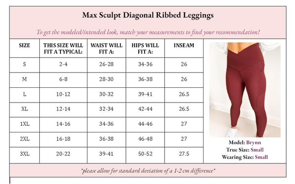 Molly Max Sculpt Ribbed Leggings - 5 colors