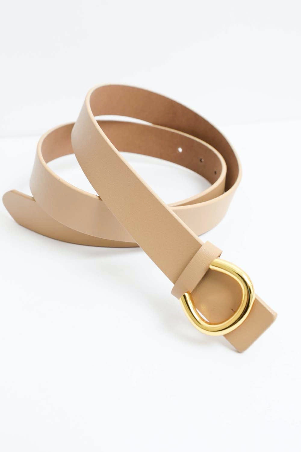 Minimalist Gold Horseshoe Belt