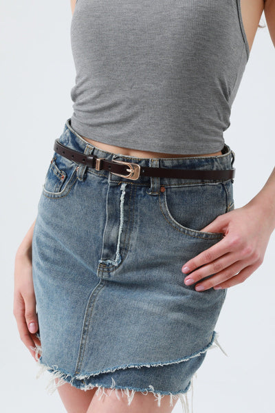 ⛓️ The Everyday Essential: Premium Skinny Leather Belt