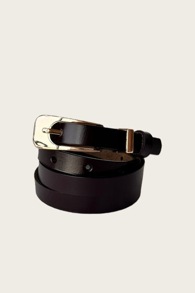 ⛓️ The Everyday Essential: Premium Skinny Leather Belt