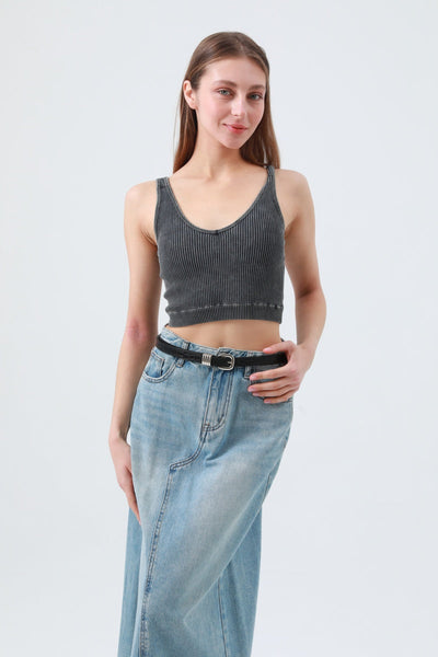 Faux Alligator Leather Belt