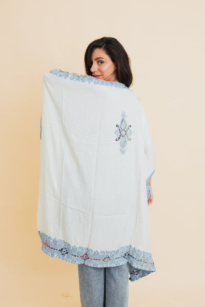 Bohemian Artisan Stitch Tapestry Kimono