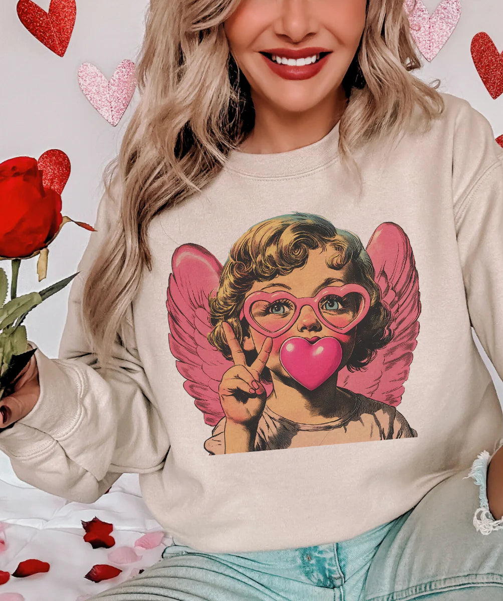 Bubblegum Cupid Sweatshirt (3 colors)