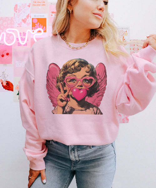 Bubblegum Cupid Sweatshirt (3 colors)