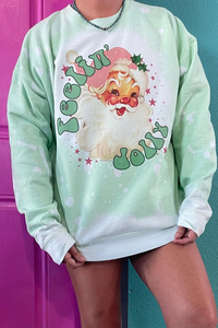 Feelin' Jolly Bleached Sweatshirt