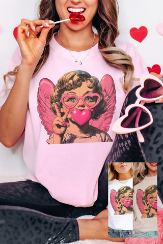 Bubblegum Cupid Tee (3 colors)