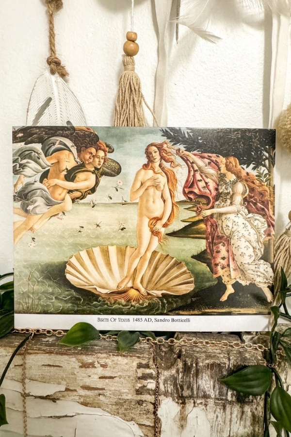 Birth Of Venus 7 x 5.5 Art Print