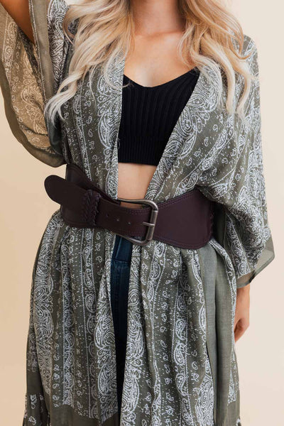Classic Braided Leather Belt – 3 colors