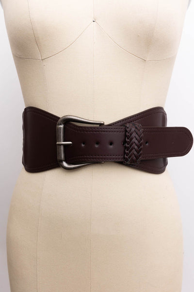 Classic Braided Leather Belt – 3 colors