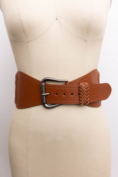 Classic Braided Leather Belt – 3 colors