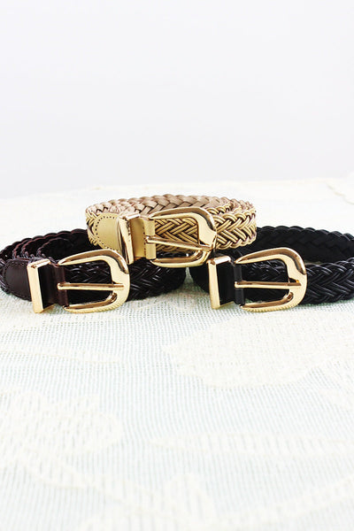 Everyday Braided Belt – Effortless Style & Comfort 🌿⛓️