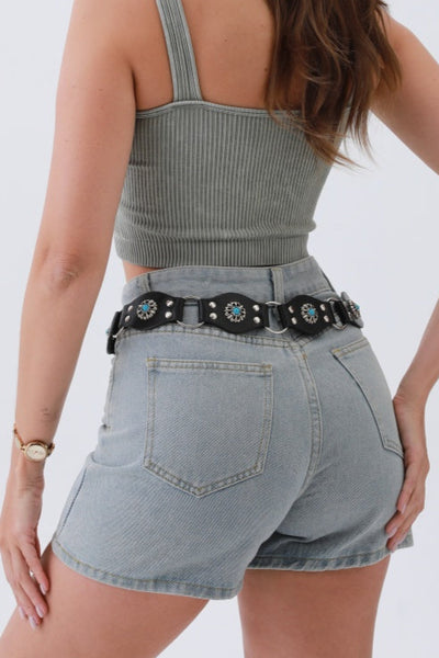 Bohemian Celestial Turquoise Belt – 2 colors ✨🌙