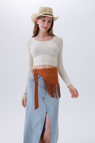 Ethnic Jazz Waist Cincher – Bohemian Fringe Belt✨🎷&nbsp;