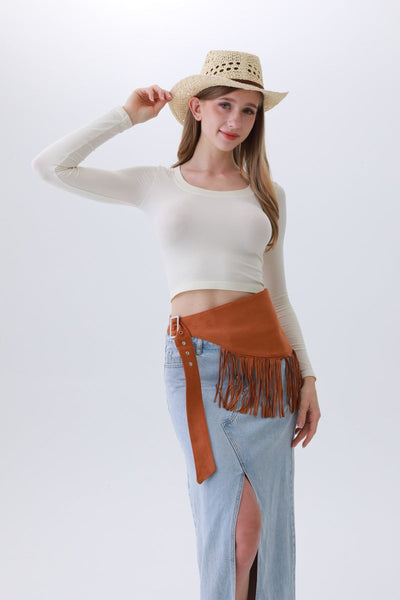 Ethnic Jazz Waist Cincher – Bohemian Fringe Belt✨🎷&nbsp;