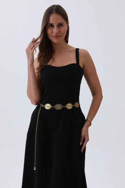 American Eagle Western Belt – Patriotic Chain & Oval Buckle🦅🇺🇸