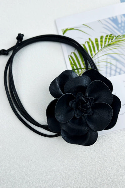 Wildflower Leather Flower Belt - 2 Colors