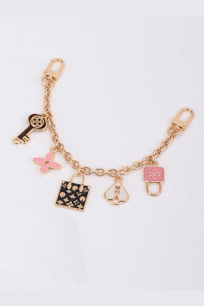 Lucky Charm Set – 4-Leaf Clover Chain & Strap 🌿🍀