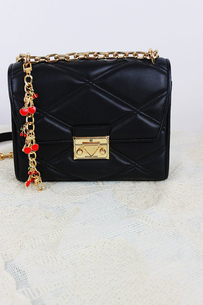 Cherry Charm Crossbody Strap – Adjustable Chain Bag Handle 🍒⛓️