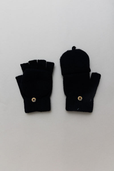 Convertible Flip Top Fingerless Knit Winter Gloves Leto Collection