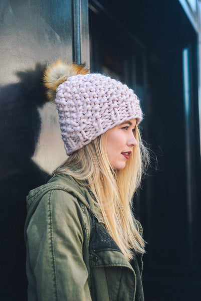 Best-Selling Oversize Chunky Pom Beanie