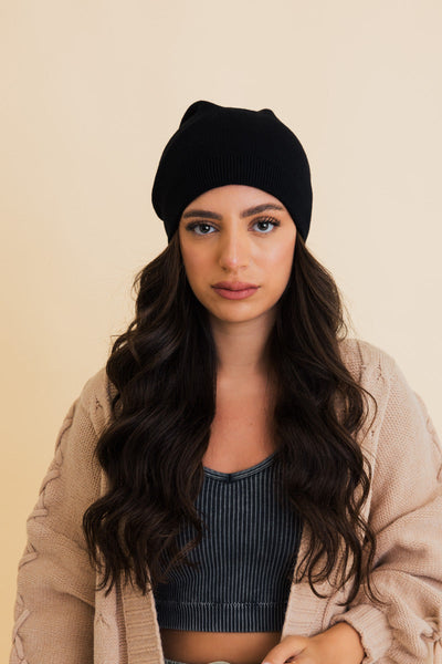 Cozy Up Trendy Chunky Knit Slouch Beanie