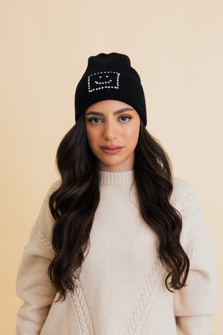 Studded Smiles Ribbed Beanie- 5 colors