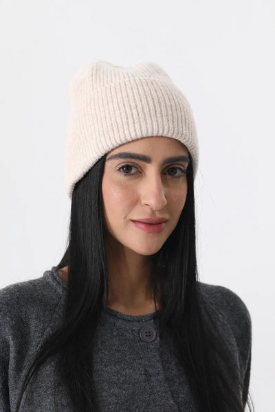 Women Soft Ribbed Cuff Knit Warm Winter Skull Cap ❄️🧸 Leto Collection