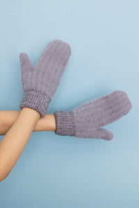 Plush Pastel Fuzzy Winter Mittens- 4 Colors