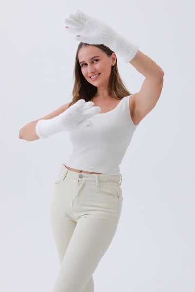 Luxuriously Soft Fleece Gloves – Warm, Fashionable Winter Must-Have ❄️🧤