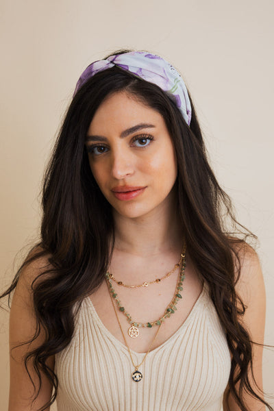 Satin Smooth Floral Headband 🌼