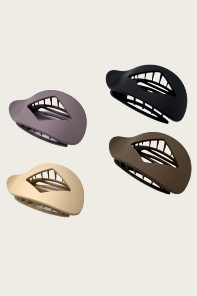 Matte ABS Hair Claw – Non-Slip Minimalist Clip ✨📎