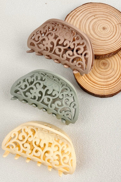 Openwork Engraving Hair Clip – New Fashion Detail 🌀