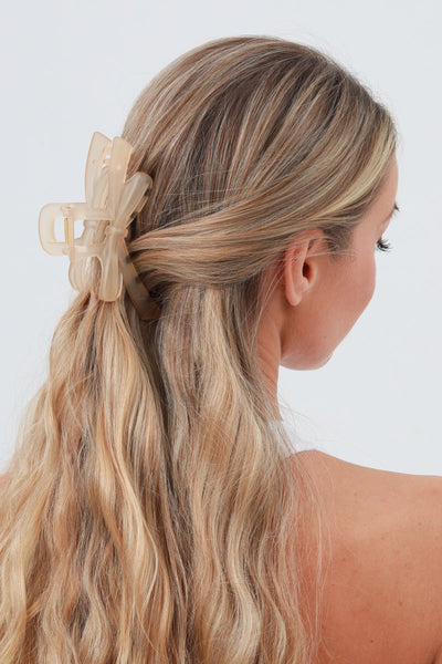 Solid Bow Hair Clip – Everyday Style Accent 🎀