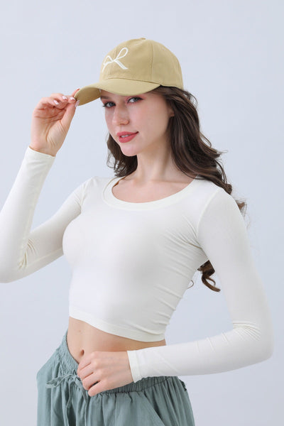 Bow Ribbon Embroidered Baseball Cap🎀⚾️