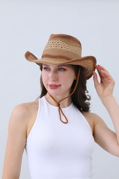 Breathable Braided Cowboy Hat – Earthy & Sun-Ready🌞🤠