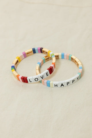 Happy Love Stackable Swift Party Bracelet 😁