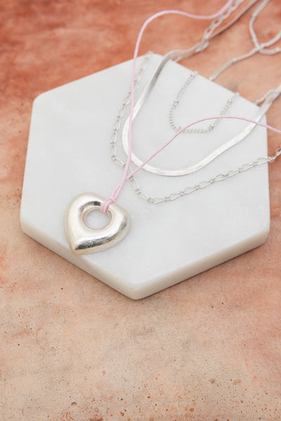 Charmy Loving Heart Layered Necklace