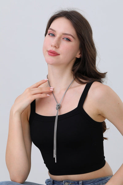 Minimalist Linear Necklace – Modern Geometry & Timeless Style✨