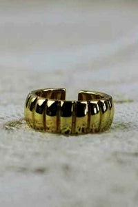 Spiral Nugget Ring – Open Band Stackable Jewelry ⚪⛓️
