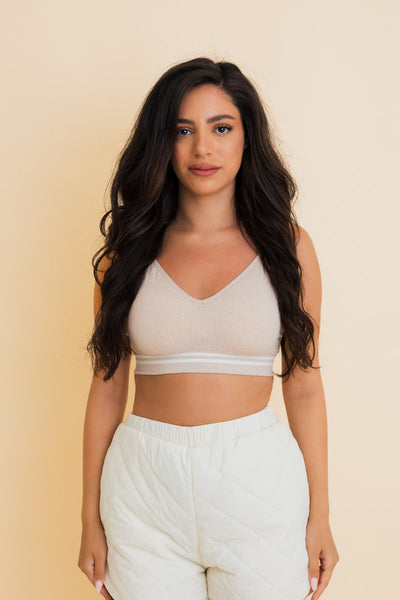 Sporty Vintage Ribbed Ultra Comfy Bralette-4 colors