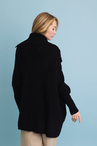 Chunky Cable Knit Oversized Cardigan (4 Colors)