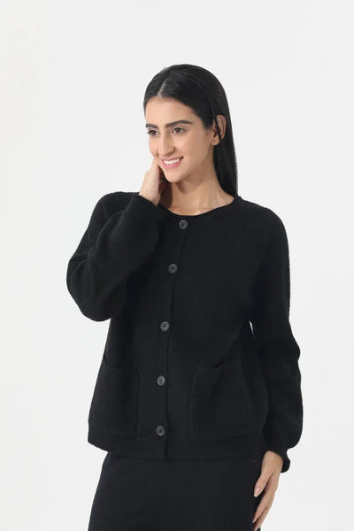 Women Knit Loungewear Set Cardigan Wide Leg Pants 🧶☁️ Leto Collection