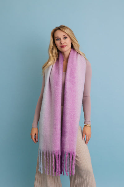 Ombre Dream Luxe Fringe Blanket Scarf