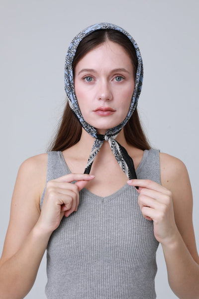 Printed Bandana Set – Versatile Headscarf & Neck Wrap for Women 🌸🧣