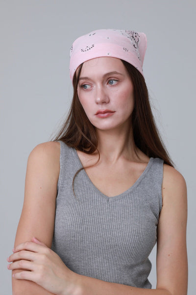 Soft Cotton Printed Bandanas – Multi-Way Headband & Scarf Set 🌸🧣