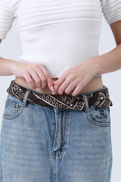 Bohemian Paisley Bandana - Multi-Way Silky Scarf 🌺🧣