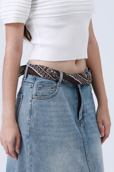 Bohemian Paisley Bandana - Multi-Way Silky Scarf 🌺🧣