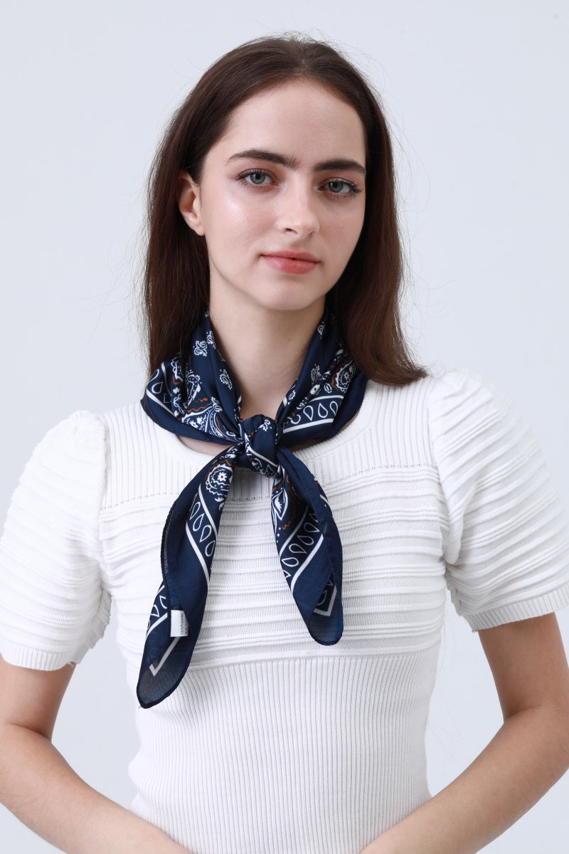 Bohemian Paisley Bandana - Multi-Way Silky Scarf 🌺🧣