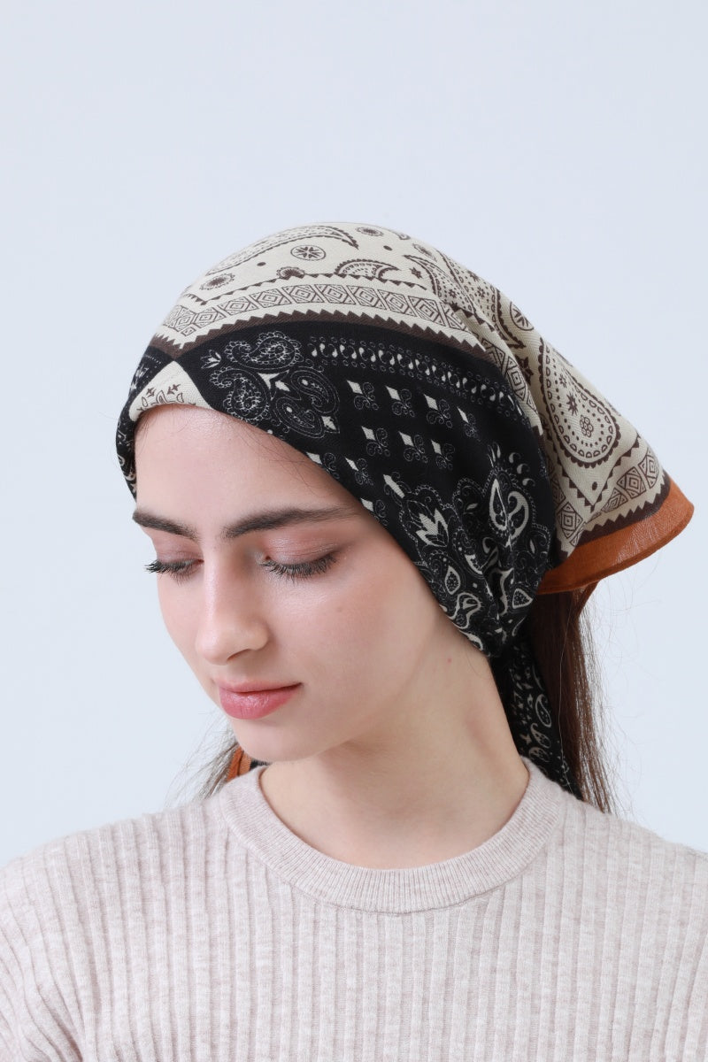 Premium Paisley Bandana - Luxury Style Accent 🌸🧣